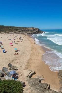 Macas beach in Sintra, Portugal.