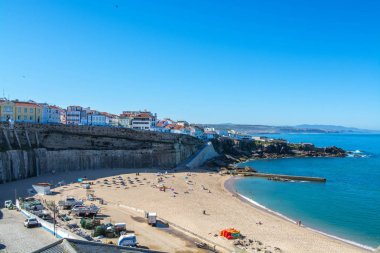 Ericeira, Portekiz 'deki Pescadores plajı..