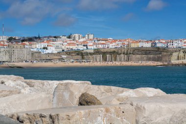 Ericeira, Portekiz 'deki Pescadores plajı..