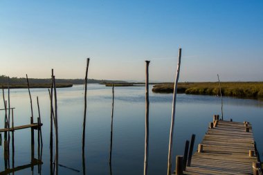 river sado in Comporta, Alentejo Portugal.