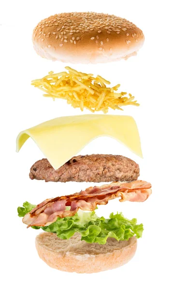 Sandwich flotante abierto — Foto de Stock