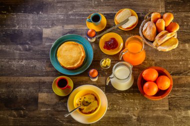 Kahvaltı tablo tam set