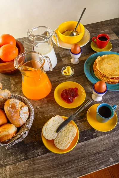 Завтрак полный набор — стоковое фото