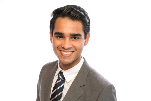 Young business man in suit — Stock Photo, Image