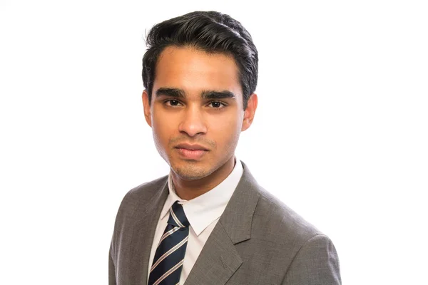 Young business man in suit — Stock Photo, Image