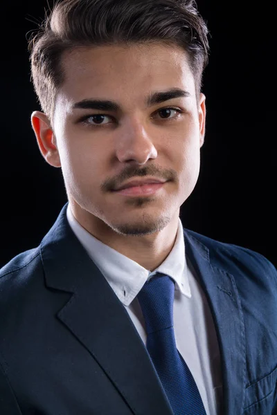 Young business man in suit — Stock Photo, Image