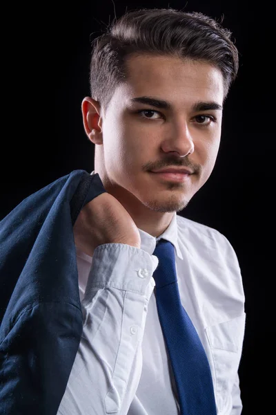 Young business man in suit — Stock Photo, Image