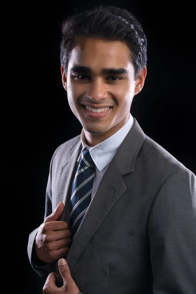 Young business man in suit — Stock Photo, Image