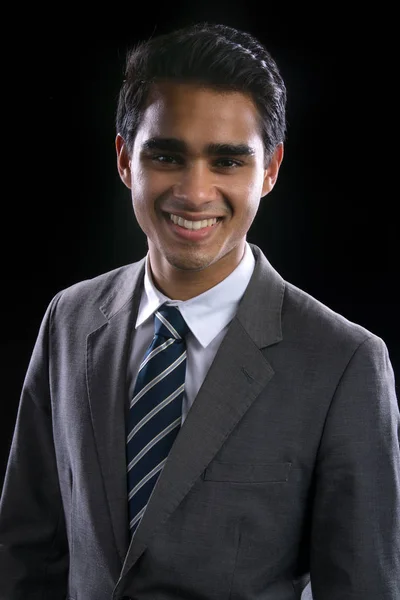 Young business man in suit — Stock Photo, Image