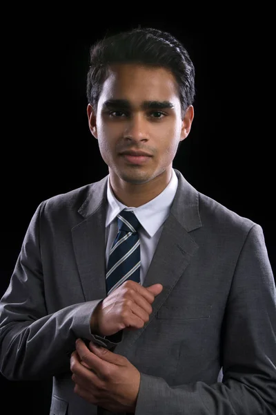 Young business man in suit — Stock Photo, Image