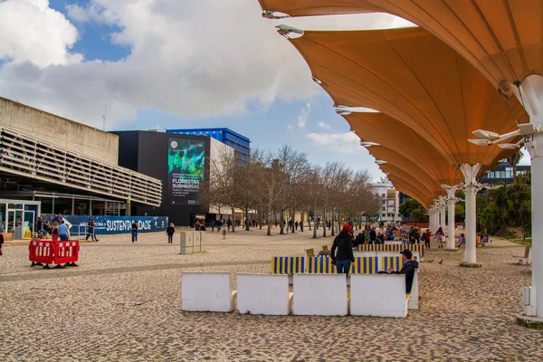 Parque das Nacoes en Lisboa — Foto de Stock