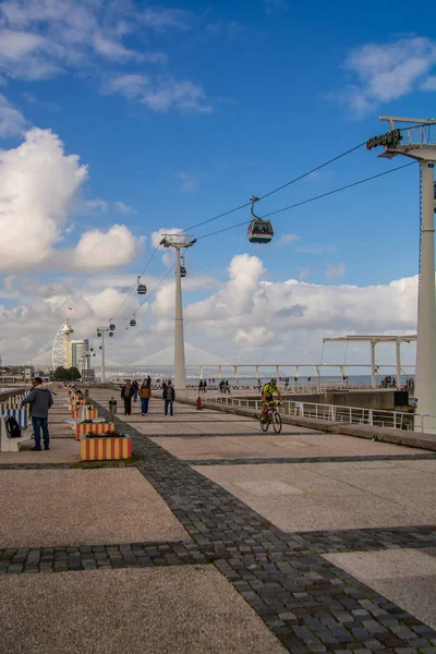 Parque das Nacoes en Lisboa — Foto de Stock