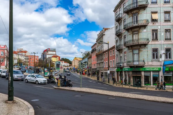 Plac Rato wLizbonie — Zdjęcie stockowe