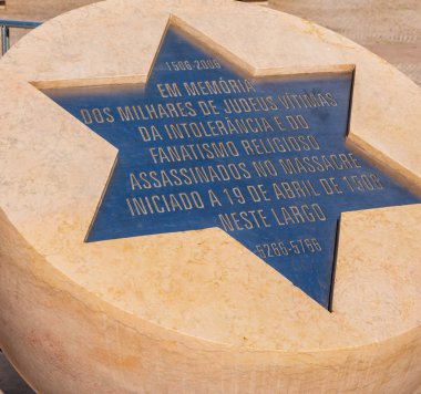 Lizbon şehir merkezi manzarası