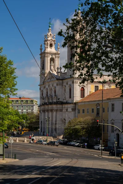 Estrela εκκλησία στη Λισαβόνα — Φωτογραφία Αρχείου