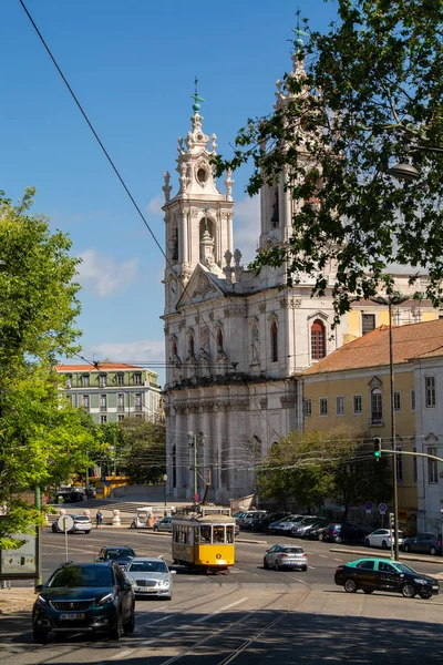 Iglesia de Estrela en Lisboa — Foto de Stock