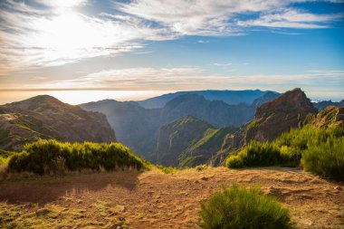 Bakış açısı Madeira Adası 'nda.