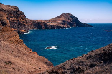 Madeira Adası 'ndaki Sao Lourenco noktası.