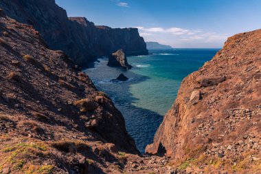 Madeira Adası 'ndaki Sao Lourenco noktası.