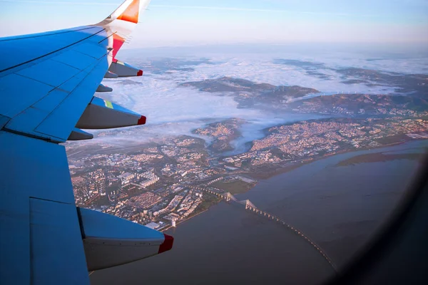 View from aeroplane window — Stock Photo, Image