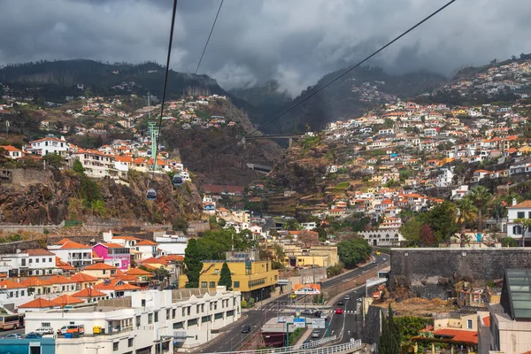 Funivia a Funchal nell'isola di madeira — Foto Stock