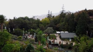 Madeira, Portekiz. 29 Kasım 2019. Monte Palace bahçeleri Madeira Adası, Portekiz.