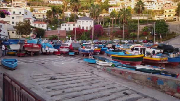 葡萄牙马德拉 2019年11月27日 葡萄牙马德拉岛的Camara Lobos — 图库视频影像