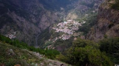 Portekiz, Madeira Adası 'nda Eira do Serrado bakış açısı.