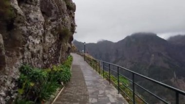 Eira yapmak Serrado bakış açısı Madeira Adası, Portekiz.