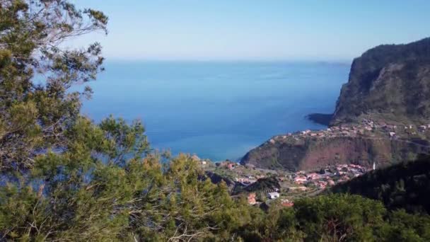 Widok Wyspy Madera Portugalia — Wideo stockowe