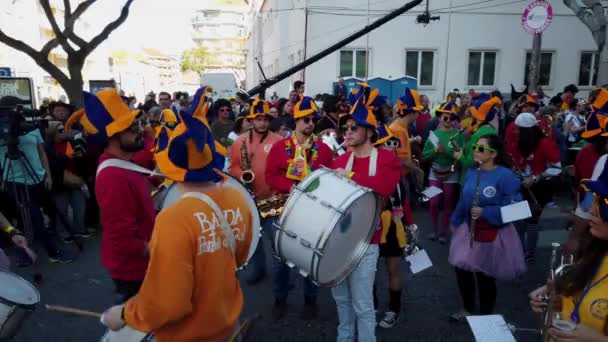 Torres Vedras Portugal Febrero 2020 Desfile Carnaval Torres Vedras Portugal — Vídeo de stock