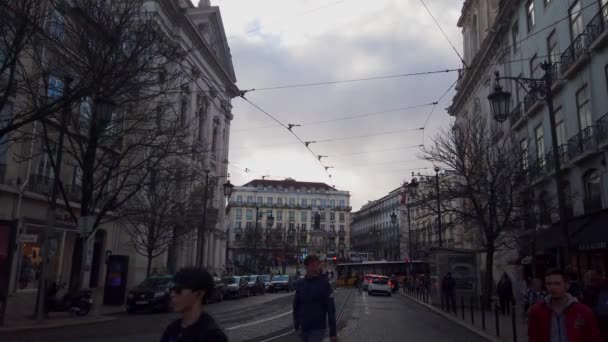 Lisboa Portugal Marzo 2020 Vista Del Centro Lisboa — Vídeo de stock