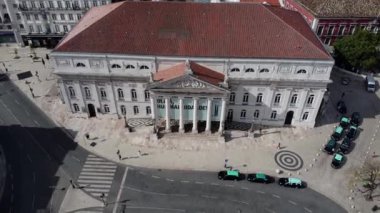 Lizbon şehir merkezi manzarası