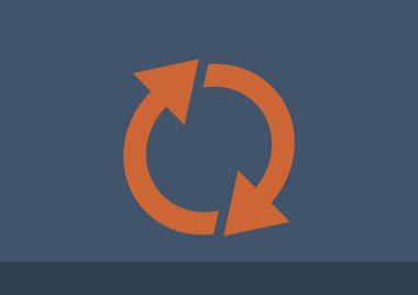 döndürme oklarını bir daire içinde 