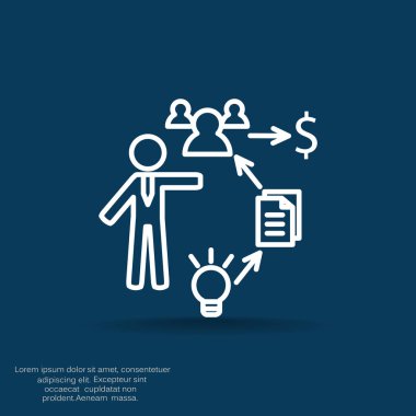 İş basit web simge kümesi