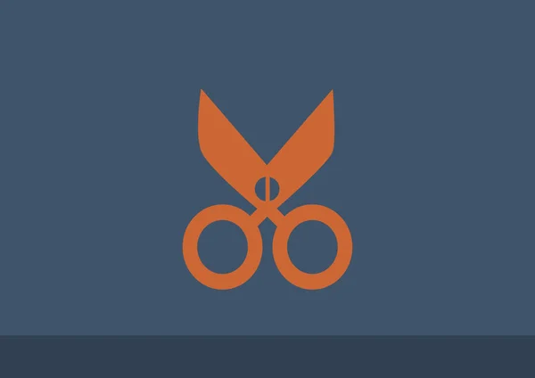 Scissors simple web icon — Stock Vector