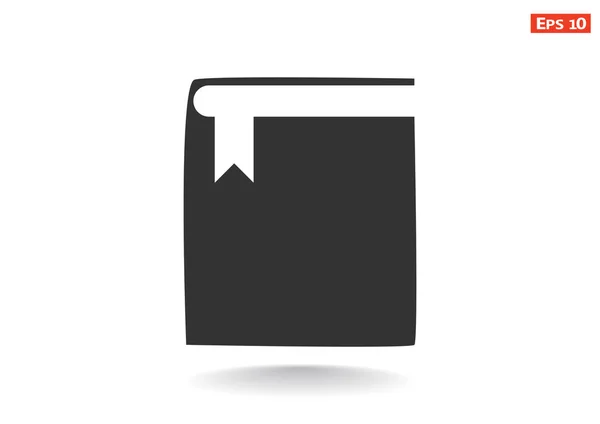 Kapalı kitap web simgesi — Stok Vektör