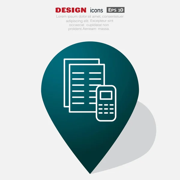 Calculadora icono web — Archivo Imágenes Vectoriales