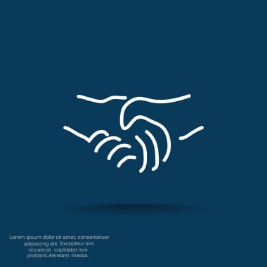 El sıkışma simgesi web simgesi