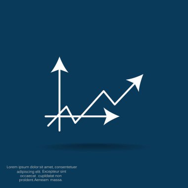 iş büyüyen grafik sunum simgesini