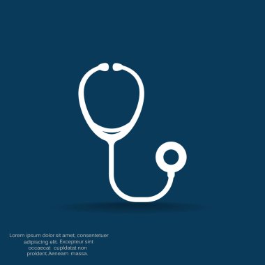 basit stetoskop simgesi