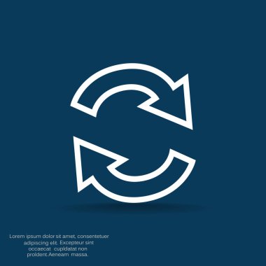 döndürme oklarını bir daire içinde 