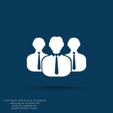 Grup insanların web simgesi