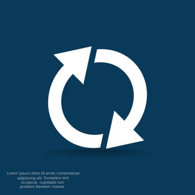 döndürme oklarını bir daire içinde 