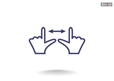 Dokunmatik ekran web simgesi