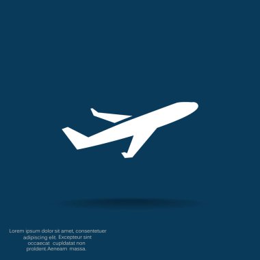 uçak web simgesi