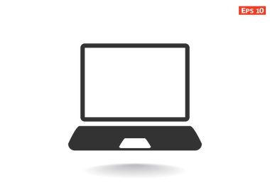 Basit dizüstü web simgesi