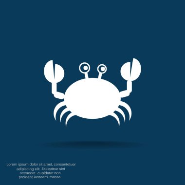 Doodle Yengeç web simgesi