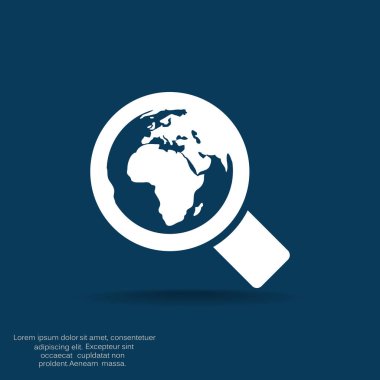 Basit büyüteç simgesini