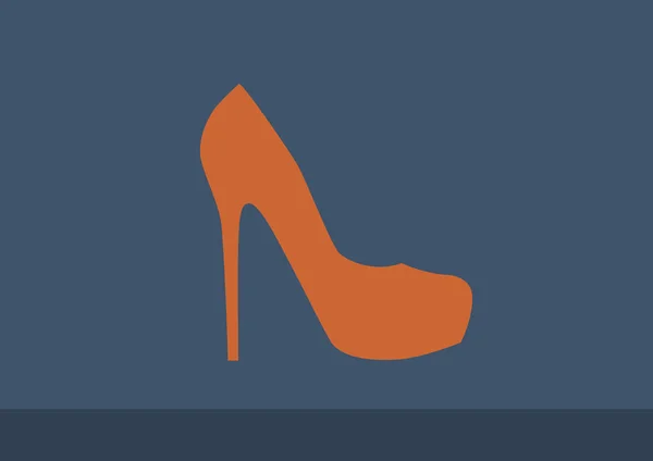 Sarkú cipő vonal ikon — Stock Vector